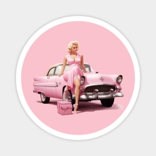 Barbie's Car Magnet